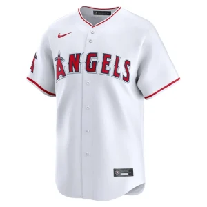 Los angeles angels nike youth home limited jersey White Yth M