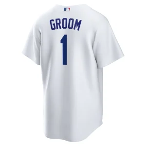 Los angeles dodgers nike 1 groom home replica jersey White L