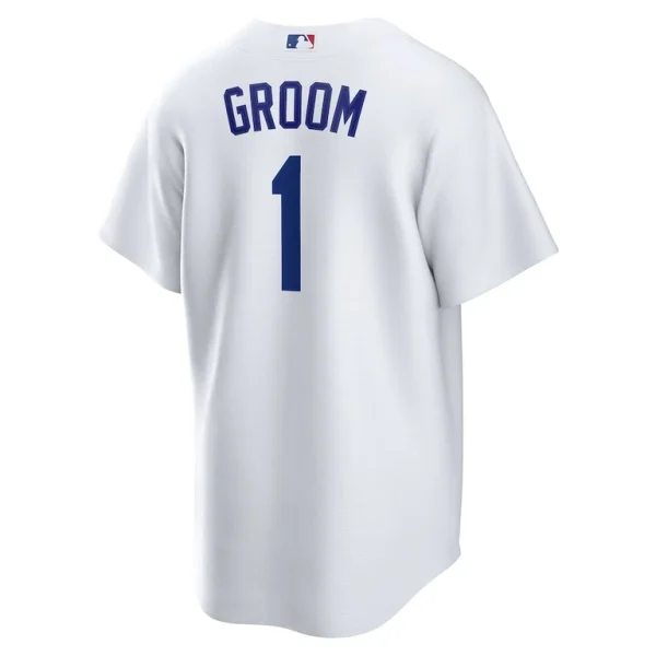 Los angeles dodgers nike 1 groom home replica jersey White L