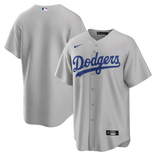 Los angeles dodgers nike alternate replica team jersey Gray