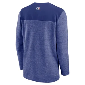 Los angeles dodgers nike authentic collection game time performance half zip top Royal L