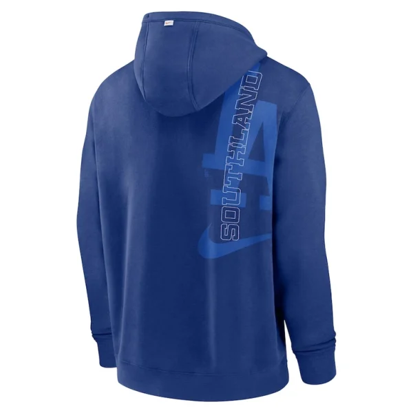 Los angeles dodgers nike statement ball game pullover hoodie Royal M