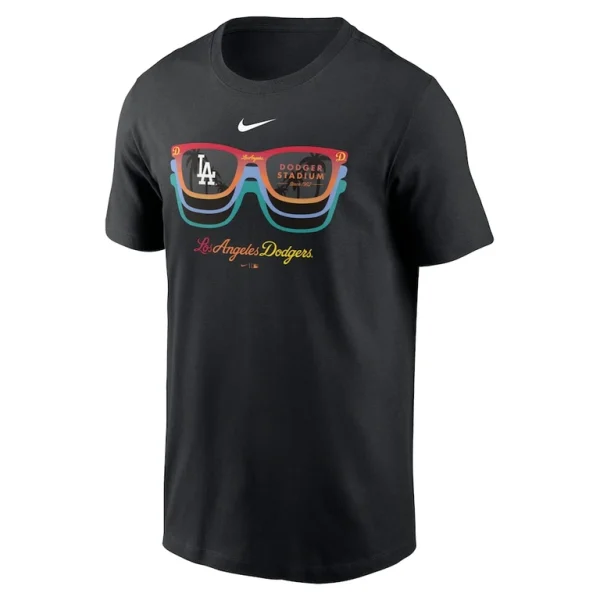 Los angeles dodgers nike sunglasses local team t shirt Black M