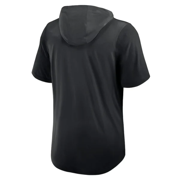 Los angeles dodgers nike tri blend hoodie t shirt Black L