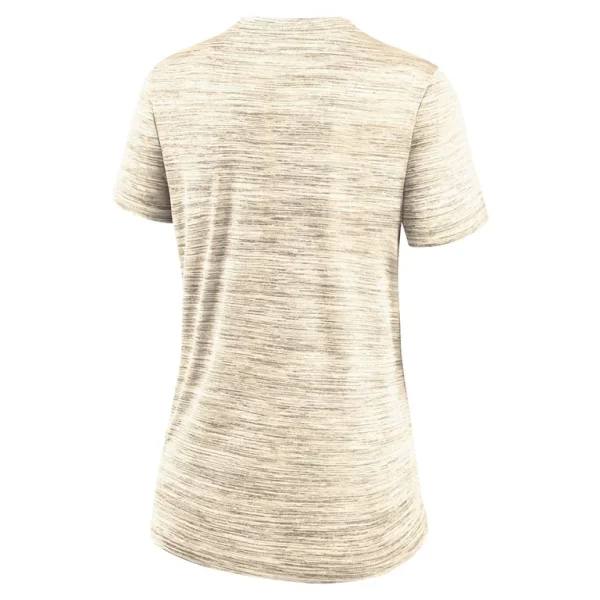 Los angeles dodgers nike womens authentic collection city connect velocity performance t shirt Cream M