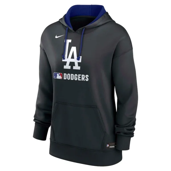 Los angeles dodgers nike womens authentic collection performance pullover hoodie Black S