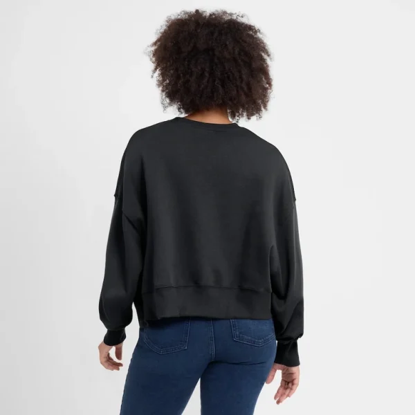 Los angeles dodgers nike womens oversized high hip pullover sweatshirt Black XL