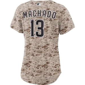 Manny machado san diego padres nike womens usmc alternate replica player jersey Camo L