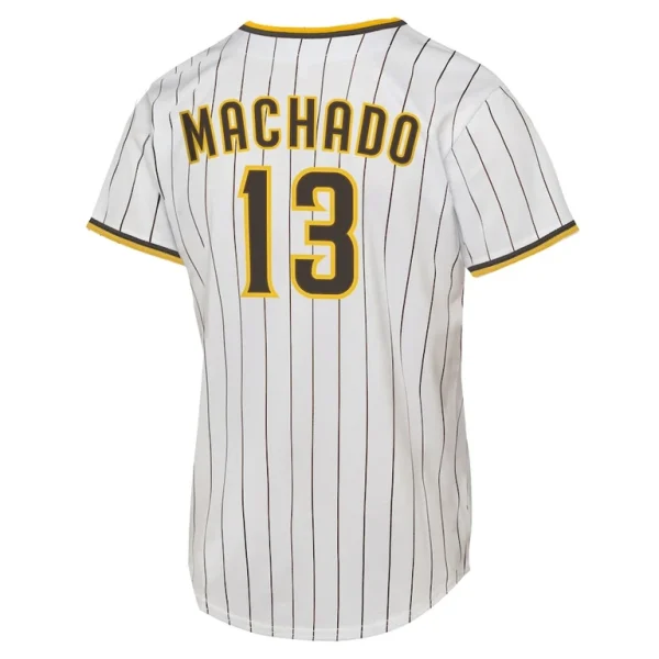 Manny machado san diego padres nike youth home replica player jersey White Yth L