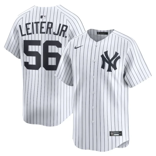 Mark leiter jr. new york yankees nike home limited player jersey White