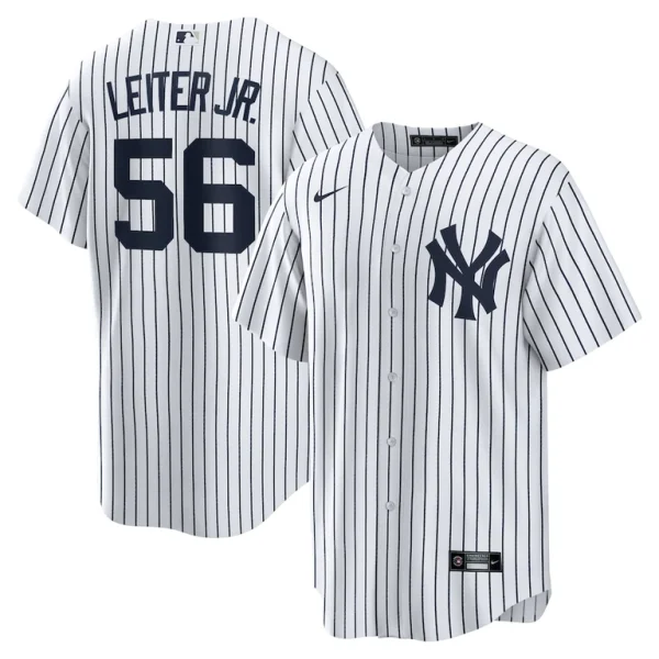 Mark leiter jr. new york yankees nike home replica jersey White