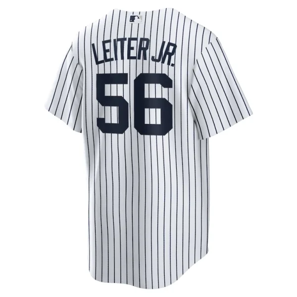 Mark leiter jr. new york yankees nike home replica jersey White L