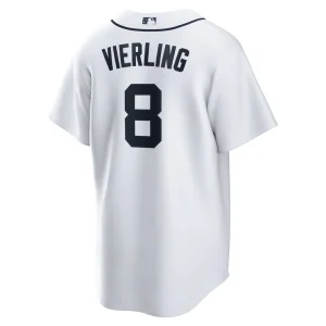 Matt vierling detroit tigers nike home replica jersey White L