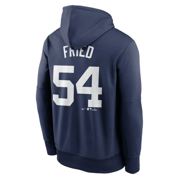 Max fried new york yankees nike name number pullover hoodie Navy L