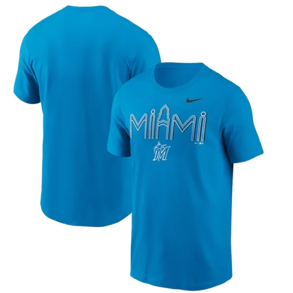 Miami marlins nike city hometown t shirt Blue