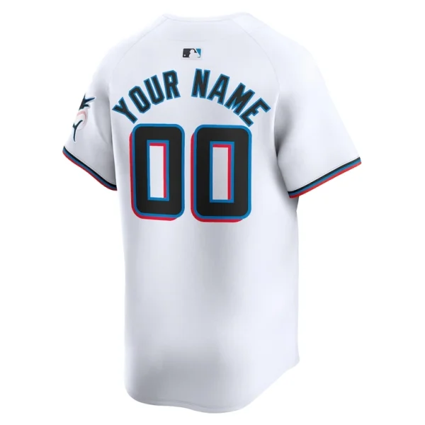 Miami marlins nike youth home limited custom jersey White Yth L