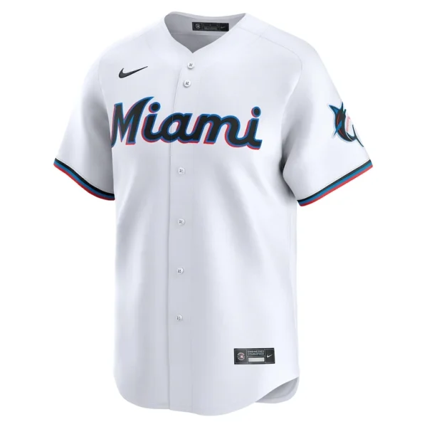 Miami marlins nike youth home limited custom jersey White Yth M