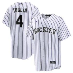 Michael toglia colorado rockies nike home replica jersey White