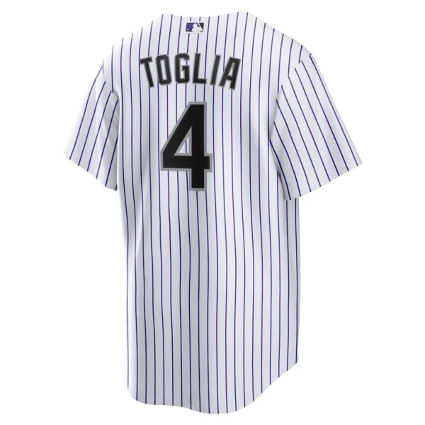 Michael toglia colorado rockies nike home replica jersey White L