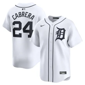 Miguel cabrera detroit tigers nike home limited player jersey White