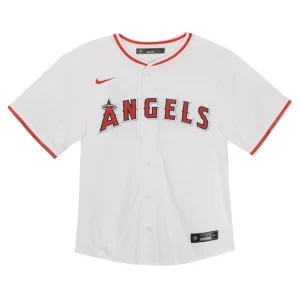 Mike trout los angeles angels nike toddler game jersey White 3T
