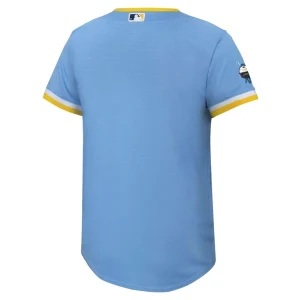 Milwaukee brewers nike preschool city connect replica team jersey Powder blue 7