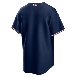 Minnesota twins nike alternate replica team logo jersey Navy L