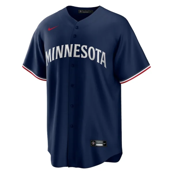 Minnesota twins nike alternate replica team logo jersey Navy M