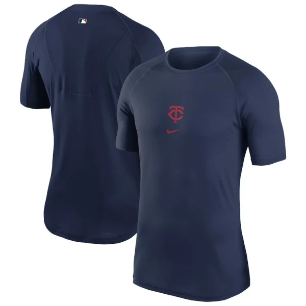 Minnesota twins nike authentic collection base layer t shirt Navy