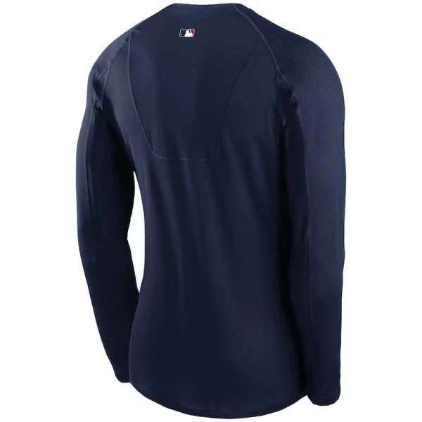 Minnesota twins nike authentic collection raglan long sleeve t shirt Navy L