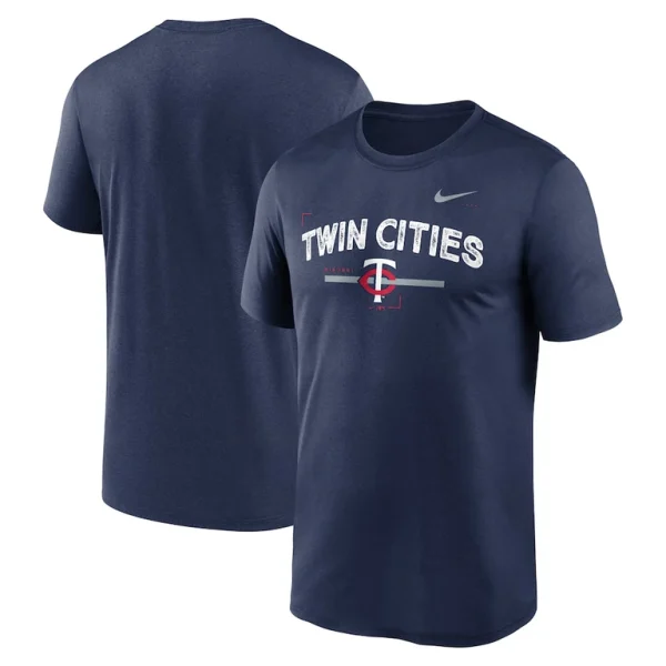 Minnesota twins nike local legend practice performace t shirt Navy