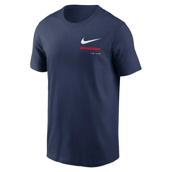 Minnesota twins nike over the shoulder t shirt Navy M
