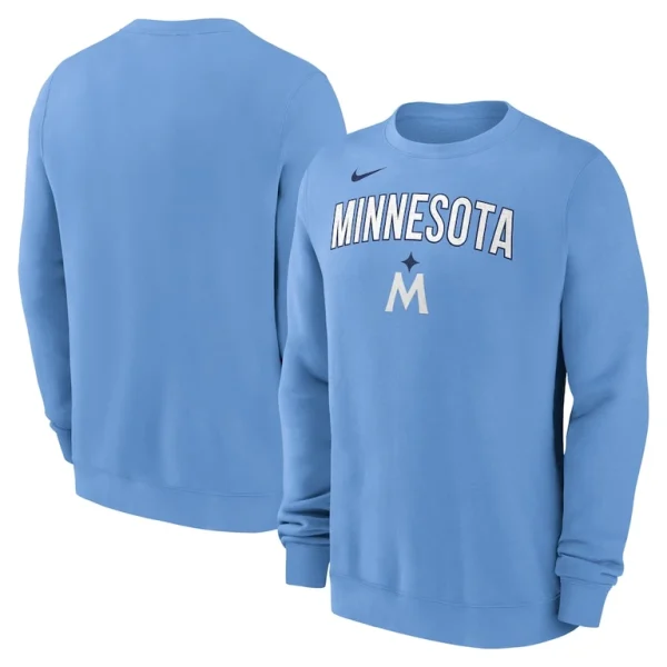 Minnesota twins nike pullover sweatshirt Light blue