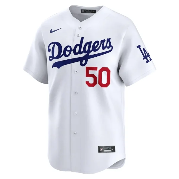 Mookie betts los angeles dodgers nike home limited player jersey White M