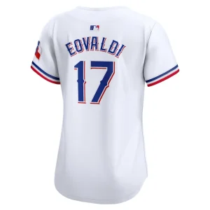 Nathan eovaldi texas rangers nike womens home limited player jersey White L