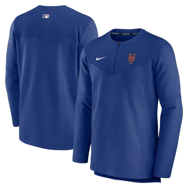 New york mets nike authentic collection uv quarter zip top Royal