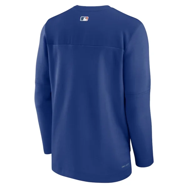 New york mets nike authentic collection uv quarter zip top Royal L