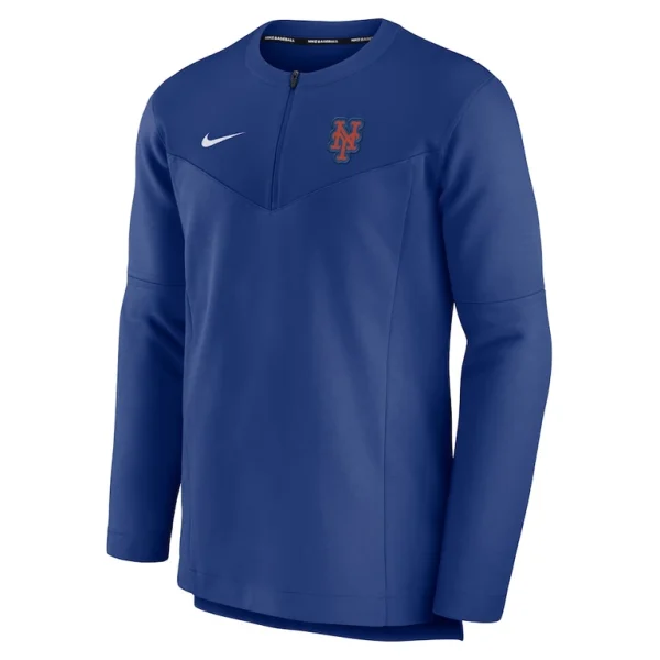 New york mets nike authentic collection uv quarter zip top Royal M