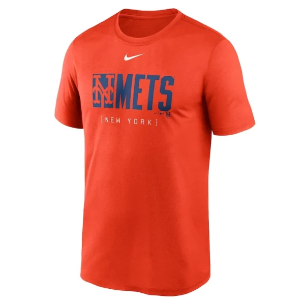 New york mets nike knockout legend performance t shirt Orange M