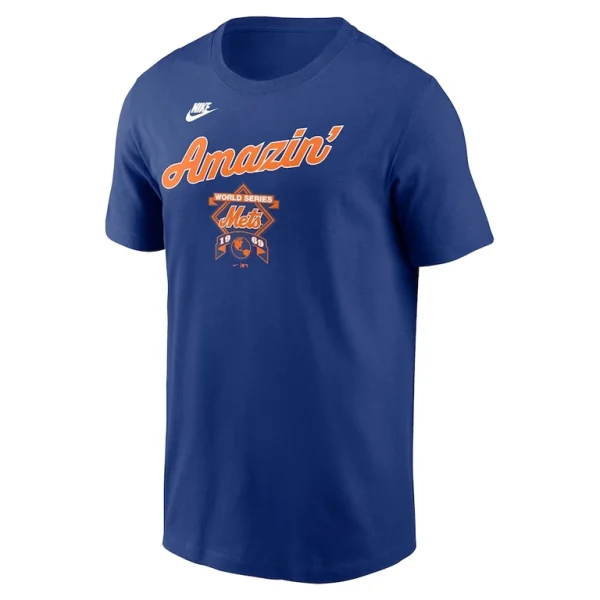 New york mets nike local home town t shirt Royal M