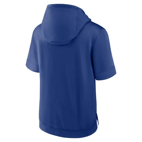 New york mets nike tri code lockup short sleeve pullover hoodie Royal L
