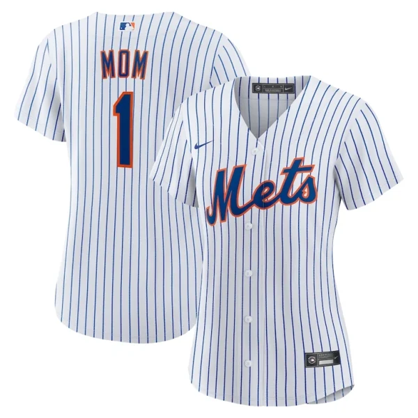 New york mets nike womens 1 mom home replica jersey White