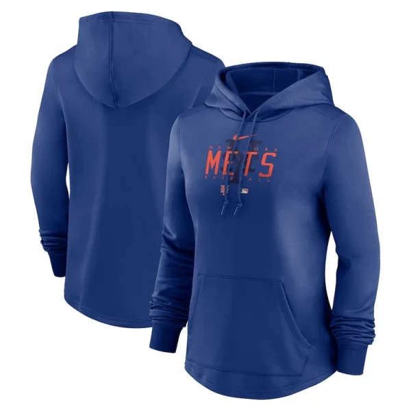 New york mets nike womens authentic collection pregame performance pullover hoodie Royal