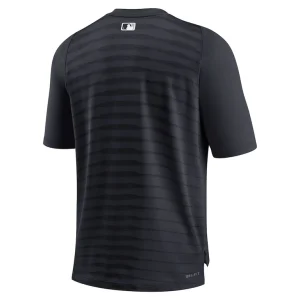 New york yankees nike authentic collection pregame raglan performance v neck t shirt Navy L