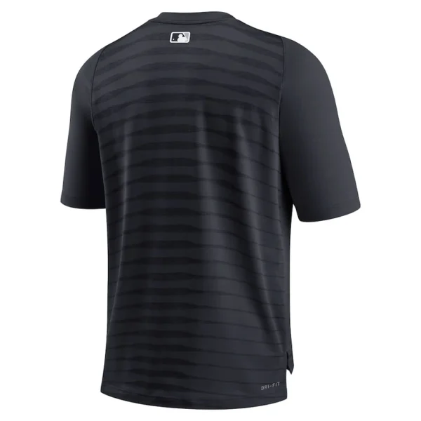 New york yankees nike authentic collection pregame raglan performance v neck t shirt Navy L