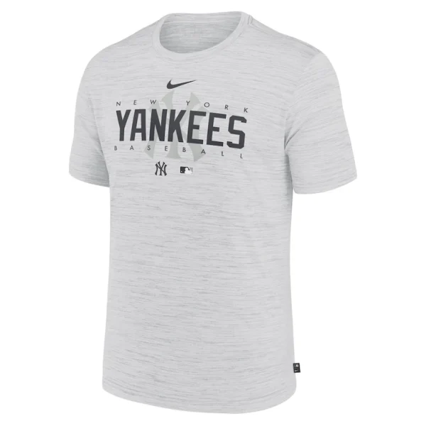 New york yankees nike authentic collection velocity performance practice t shirt White M