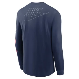 New york yankees nike cooperstown collection knockout long sleeve t shirt Navy L