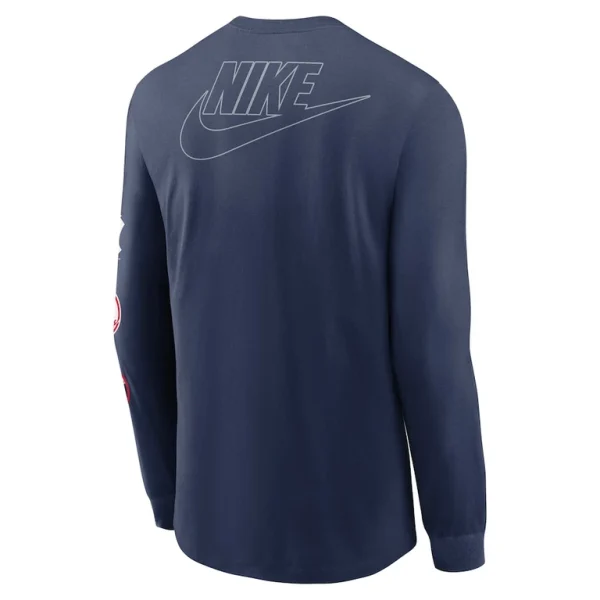 New york yankees nike cooperstown collection knockout long sleeve t shirt Navy L