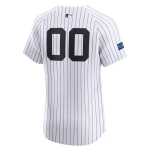 New york yankees nike home elite sponsor patch pick a player retired roster jersey White 48
