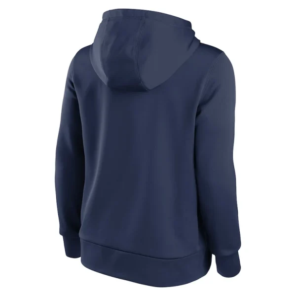 New york yankees nike womens 2024 world series authentic collection therma pullover hoodie – navy Multi L